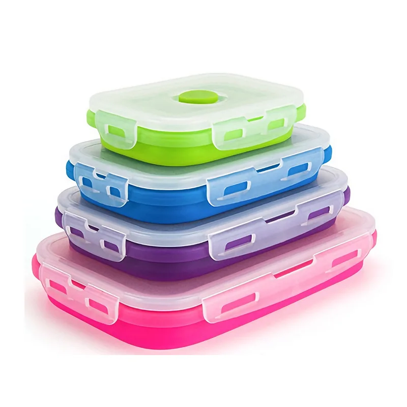 Silicone collapsible Lunch Box